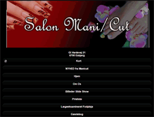 Tablet Screenshot of manicut.com